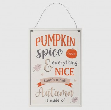 Bord pumpk spice and nice